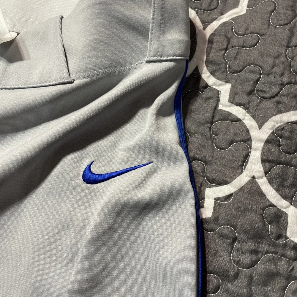 NWT Nike Men's‎ Baseball Pants Size XL Gray With Blue BQ9021-055